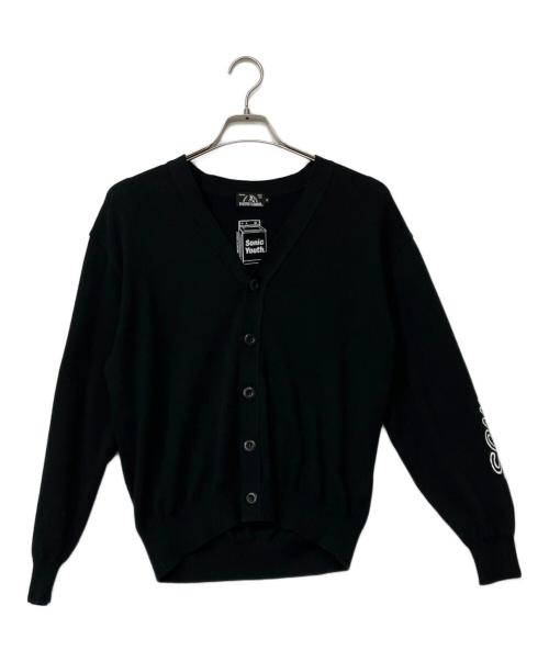 Hysteric Glamour（ヒステリックグラマー）Hysteric Glamour (ヒステリックグラマー) SONIC YOUTH (ソニックユース) カーディガン ブラック サイズ:Ｓの古着・服飾アイテム