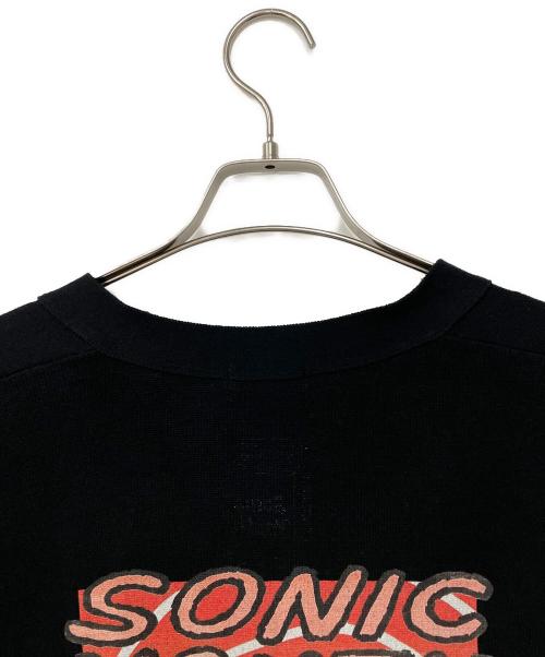 Hysteric Glamour（ヒステリックグラマー）Hysteric Glamour (ヒステリックグラマー) SONIC YOUTH (ソニックユース) カーディガン ブラック サイズ:Ｓの古着・服飾アイテム