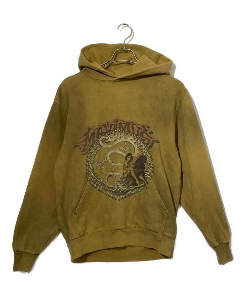 Travis Scott（トラヴィススコット）Travis Scott (トラヴィススコット) プルオーバーパーカー カーキ サイズ:Mの古着・服飾アイテム