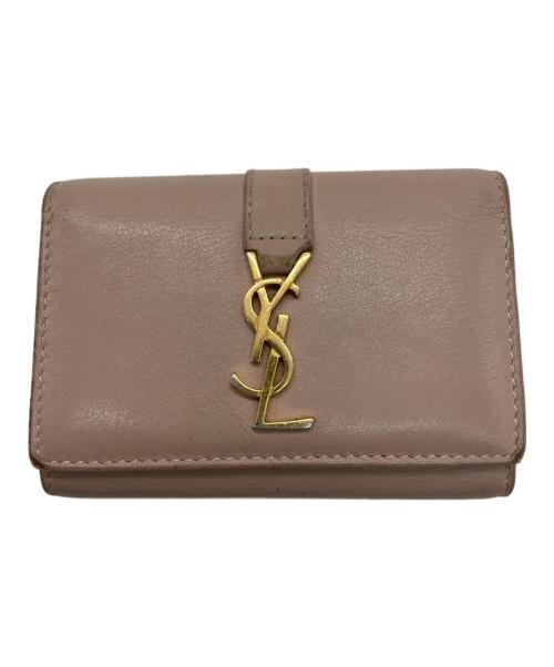 Saint Laurent Paris（サンローランパリ）Saint Laurent Paris (サンローランパリ) キーケース ピンクの古着・服飾アイテム