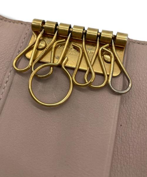 Saint Laurent Paris（サンローランパリ）Saint Laurent Paris (サンローランパリ) キーケース ピンクの古着・服飾アイテム