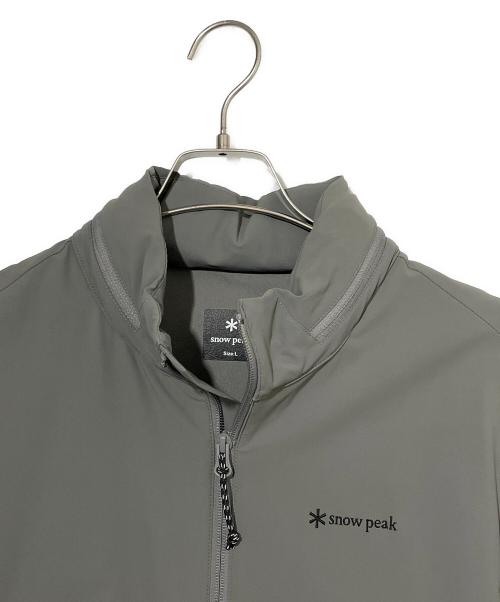 Snow peak（スノーピーク）Snow peak (スノーピーク) アウトドアジャケット グレー サイズ:Lの古着・服飾アイテム
