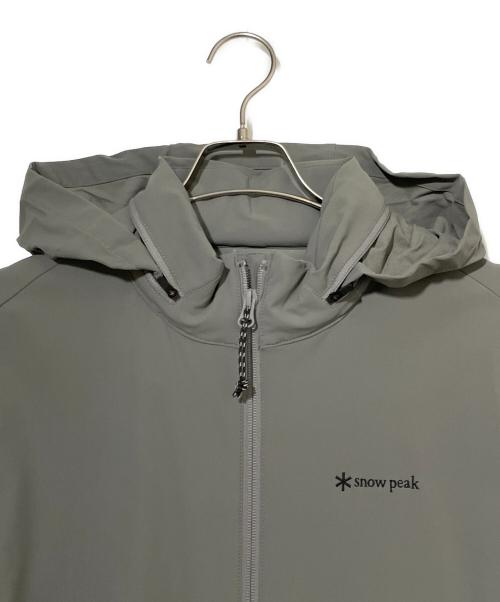 Snow peak（スノーピーク）Snow peak (スノーピーク) アウトドアジャケット グレー サイズ:Lの古着・服飾アイテム