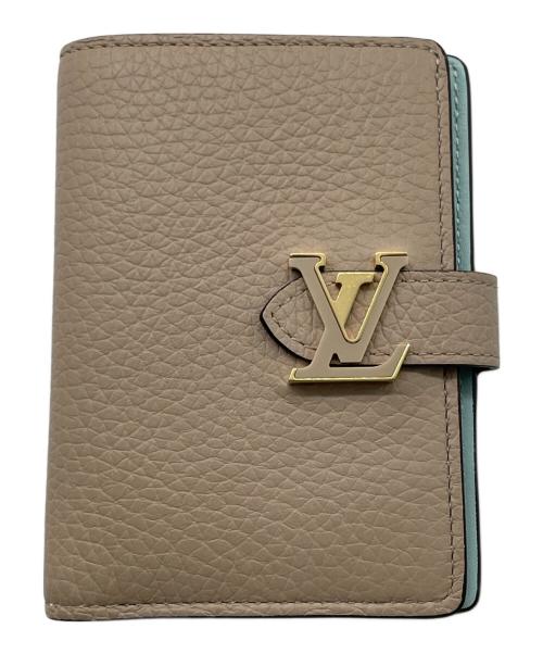 LOUIS VUITTON（ルイ ヴィトン）LOUIS VUITTON (ルイ ヴィトン) 2つ折り財布 ベージュの古着・服飾アイテム