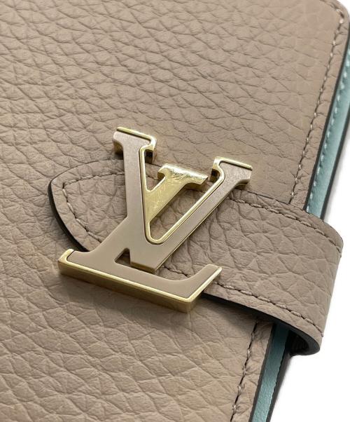 LOUIS VUITTON（ルイ ヴィトン）LOUIS VUITTON (ルイ ヴィトン) 2つ折り財布 ベージュの古着・服飾アイテム