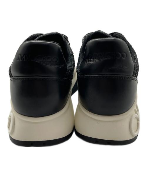 JIMMY CHOO（ジミーチュウ）JIMMY CHOO (ジミーチュウ) スニーカー ブラック サイズ:39 2/1の古着・服飾アイテム