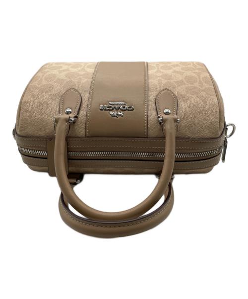 COACH（コーチ）COACH (コーチ) ボストンバッグ ベージュの古着・服飾アイテム