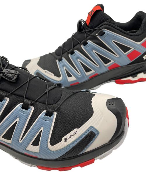 SALOMON（サロモン）SALOMON (サロモン) スニーカー ブラック×ホワイト×ブルー サイズ:28の古着・服飾アイテム