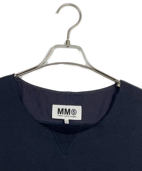 MM6 Maison Margiela（エムエムシックスメゾンマルジェラ）MM6 Maison Margiela (エムエムシックスメゾンマルジェラ) スウェット ネイビー サイズ:Mの古着・服飾アイテム