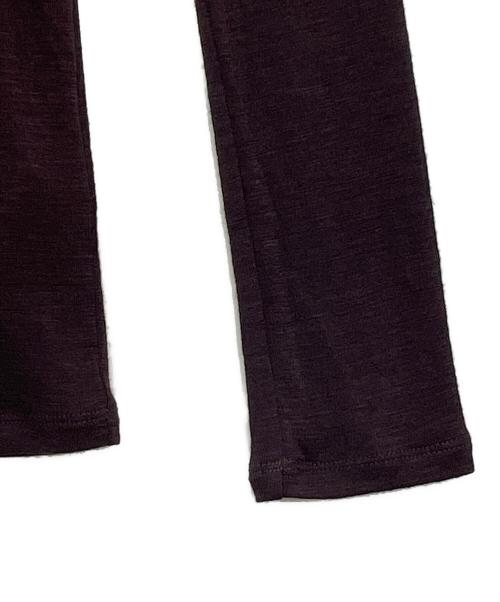 POSTELEGANT（ポステレガント）POSTELEGANT (ポステレガント) カットソー ブラウン サイズ:Mの古着・服飾アイテム