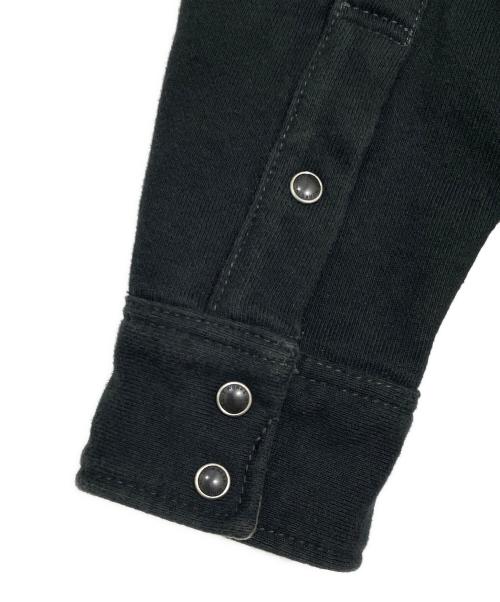 IRON HEART（アイアンハート）IRON HEART (アイアンハート) エクストラヘビースウェット ウエスタンシャツ ブラック サイズ:Lの古着・服飾アイテム