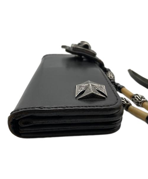 BIG TWIN（ビッグツイン）BIG TWIN (ビッグツイン) ウォレット ブラックの古着・服飾アイテム