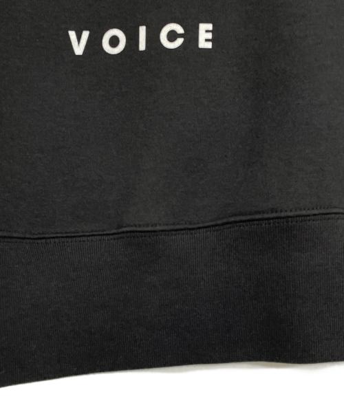 POET MEETS DUBWISE（ポエットミーツダブワイズ）POET MEETS DUBWISE (ポエットミーツダブワイズ) Voice Oversized Sweat ブラック サイズ:XLの古着・服飾アイテム