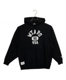 Champion×WTAPS（チャンピオン×ダブルタップス）の古着「プルオーバーパーカー」｜ブラック