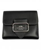 COACHコーチ）の古着「スモールモーガンウォレット」｜ブラック