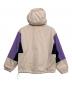 adidas (アディダス) カラーブロック ルーズフィット ウィンドブレーカー ライトピンク×パープル×ブラック サイズ:XS：3000円