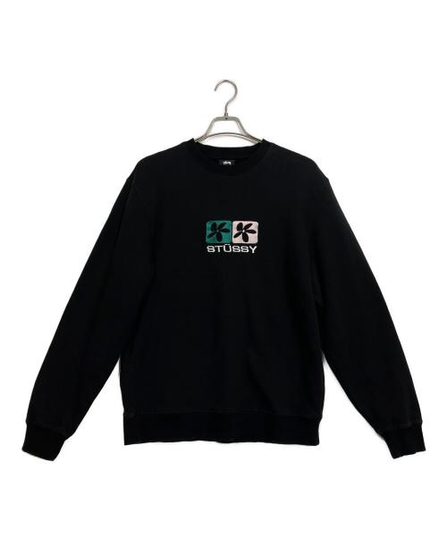 stussy（ステューシー）stussy (ステューシー) スウェット ブラック サイズ:Mの古着・服飾アイテム