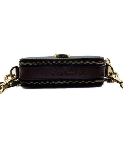MARC JACOBS（マークジェイコブス）MARC JACOBS (マークジェイコブス) ショルダーバッグ ブラック×ブラウンの古着・服飾アイテム
