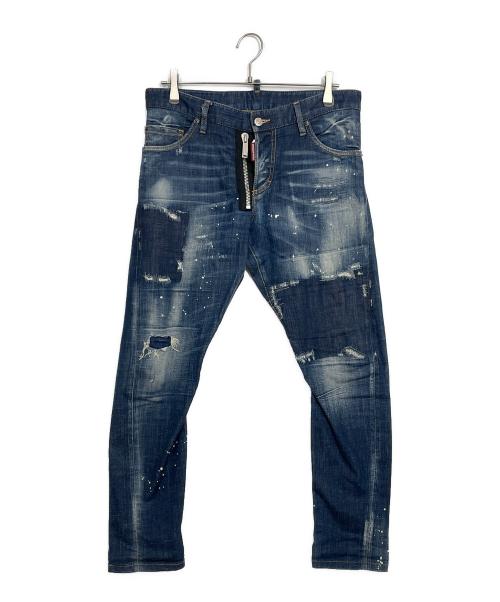 DSQUARED2（ディースクエアード）DSQUARED2 (ディースクエアード) デニムパンツ ブルー サイズ:48の古着・服飾アイテム