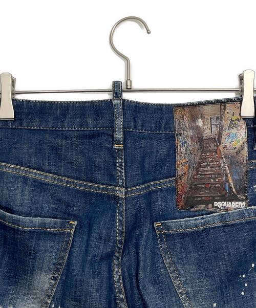 DSQUARED2（ディースクエアード）DSQUARED2 (ディースクエアード) デニムパンツ ブルー サイズ:48の古着・服飾アイテム