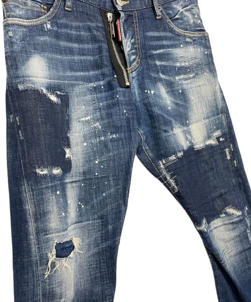 DSQUARED2（ディースクエアード）DSQUARED2 (ディースクエアード) デニムパンツ ブルー サイズ:48の古着・服飾アイテム