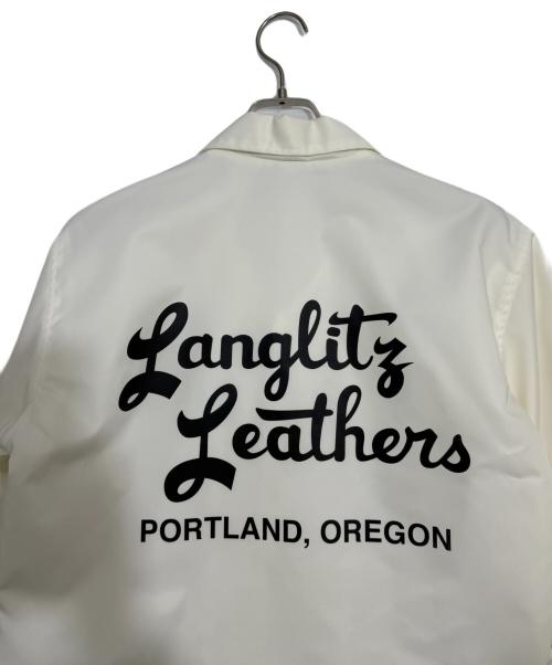 Langlitz Leathers（ラングリッツレザー）Langlitz Leathers (ラングリッツレザー) コーチジャケット ホワイト サイズ:Mの古着・服飾アイテム