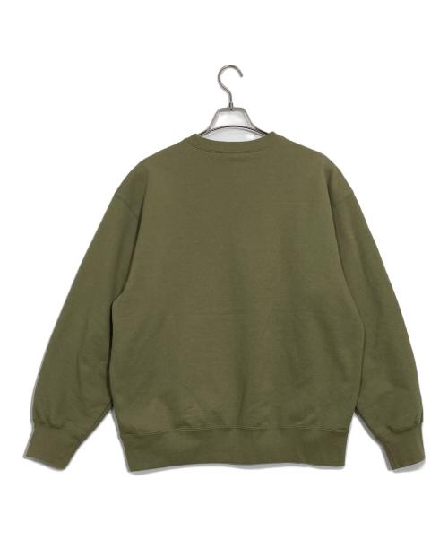 WTAPS（ダブルタップス）WTAPS (ダブルタップス) Supreme (シュプリーム) クルーネックスウェット オリーブ サイズ:Lの古着・服飾アイテム
