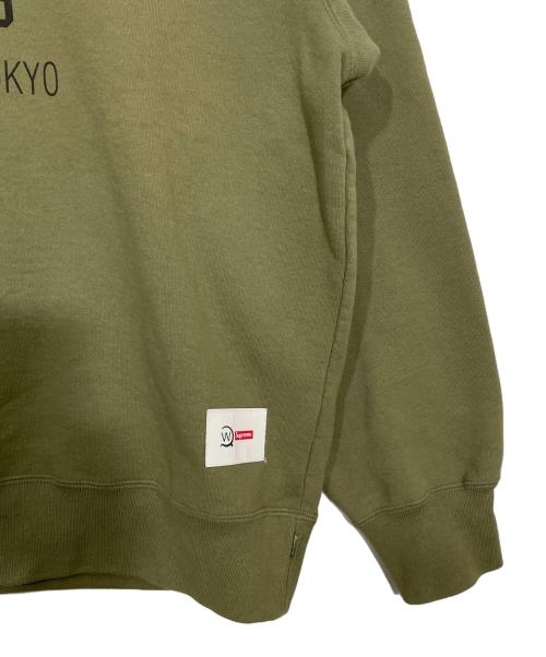 WTAPS（ダブルタップス）WTAPS (ダブルタップス) Supreme (シュプリーム) クルーネックスウェット オリーブ サイズ:Lの古着・服飾アイテム