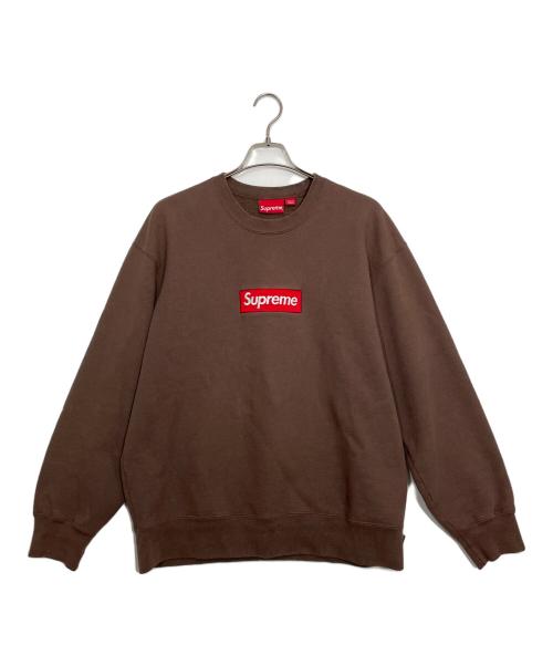 SUPREME（シュプリーム）SUPREME (シュプリーム) クルーネックスウェット ブラウン サイズ:Lの古着・服飾アイテム