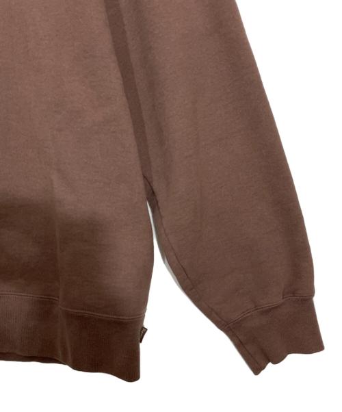 SUPREME（シュプリーム）SUPREME (シュプリーム) クルーネックスウェット ブラウン サイズ:Lの古着・服飾アイテム