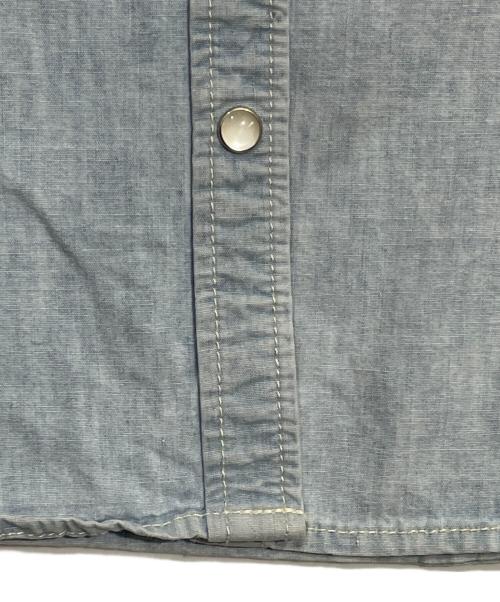 POLO RALPH LAUREN（ポロ・ラルフローレン）POLO RALPH LAUREN (ポロ・ラルフローレン) デニムウエスタンシャツ ブルー サイズ:Lの古着・服飾アイテム