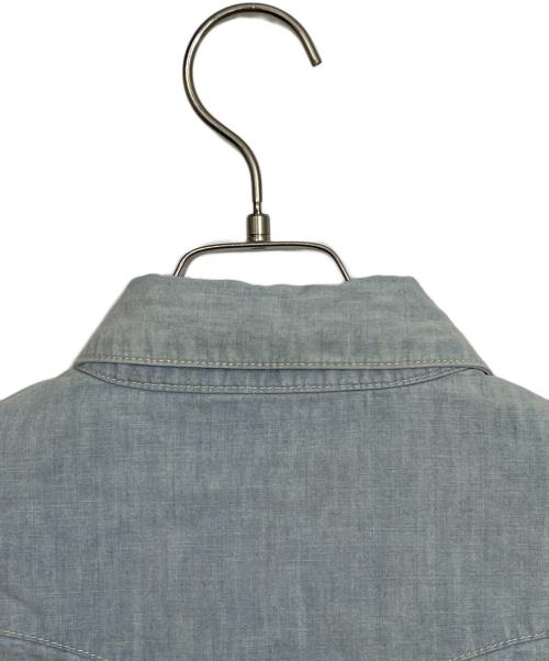POLO RALPH LAUREN（ポロ・ラルフローレン）POLO RALPH LAUREN (ポロ・ラルフローレン) デニムウエスタンシャツ ブルー サイズ:Lの古着・服飾アイテム
