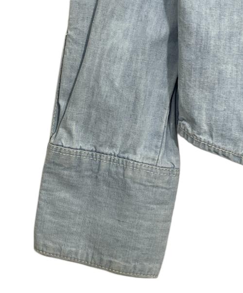 POLO RALPH LAUREN（ポロ・ラルフローレン）POLO RALPH LAUREN (ポロ・ラルフローレン) デニムウエスタンシャツ ブルー サイズ:Lの古着・服飾アイテム