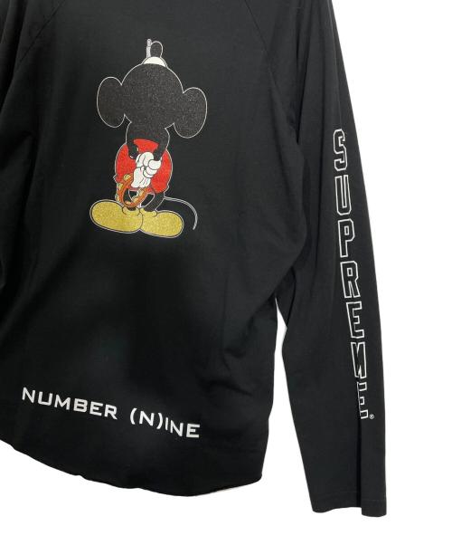 NUMBER (N)INE（ナンバーナイン）NUMBER (N)INE (ナンバーナイン) SUPREME (シュプリーム) ロングスリーブTシャツ ブラック サイズ:Mの古着・服飾アイテム