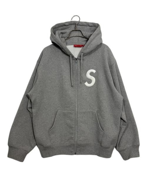 SUPREME（シュプリーム）SUPREME (シュプリーム) ジップパーカー ライトグレー サイズ:Lの古着・服飾アイテム