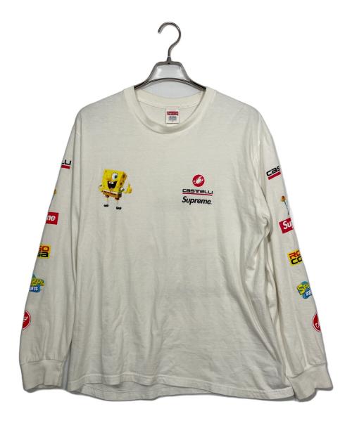 SUPREME（シュプリーム）Supreme (シュプリーム) ロングスリーブTシャツ ホワイト サイズ:Lの古着・服飾アイテム