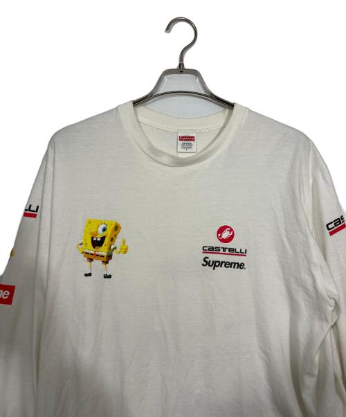 SUPREME（シュプリーム）Supreme (シュプリーム) ロングスリーブTシャツ ホワイト サイズ:Lの古着・服飾アイテム