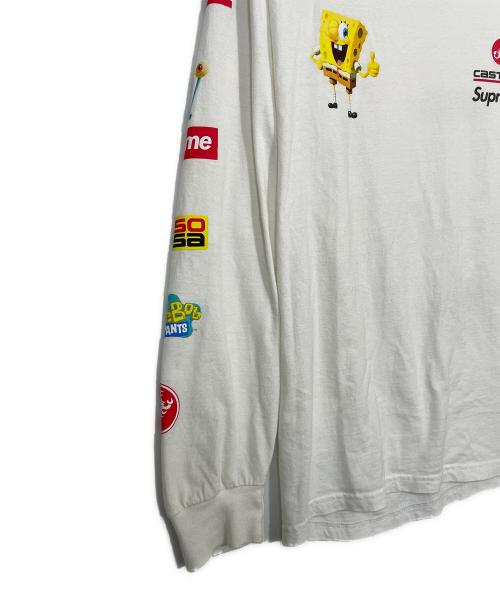 SUPREME（シュプリーム）Supreme (シュプリーム) ロングスリーブTシャツ ホワイト サイズ:Lの古着・服飾アイテム