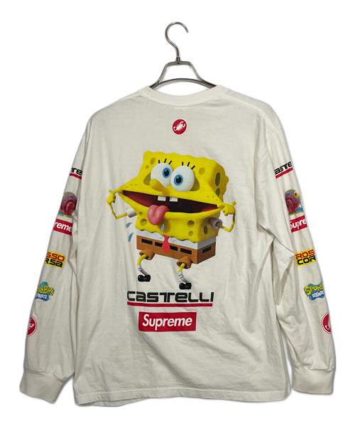 SUPREME（シュプリーム）Supreme (シュプリーム) ロングスリーブTシャツ ホワイト サイズ:Lの古着・服飾アイテム