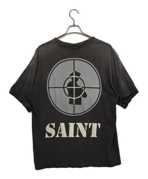 SAINT MICHAEL（セントマイケル）SAINT MICHAEL (セントマイケル) PUBLIC ENEMY (パブリック エネミー) Tシャツ チャコールグレー サイズ:Lの古着・服飾アイテム