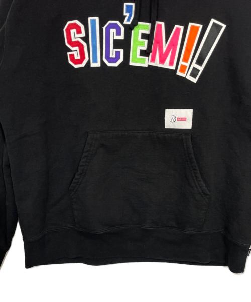 WTAPS（ダブルタップス）WTAPS (ダブルタップス) SUPREME (シュプリーム) プルオーバーパーカー ブラック サイズ:XLの古着・服飾アイテム