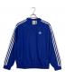 adidas（アディダス）の古着「ウインドブレーカー」｜ブルー