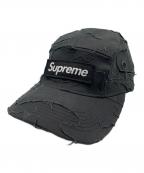 SUPREMEシュプリーム）の古着「キャップ」｜ブラック