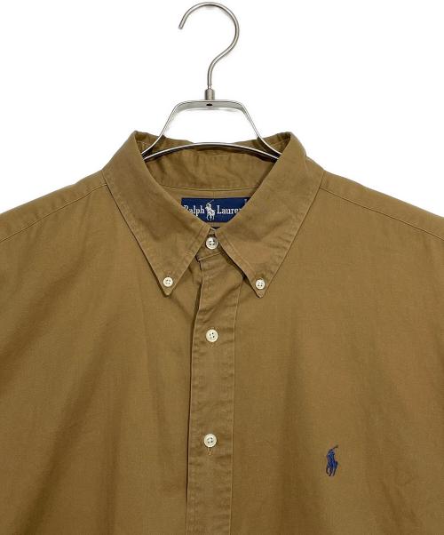 RALPH LAUREN（ラルフローレン）RALPH LAUREN (ラルフローレン) 半袖シャツ ブラウン サイズ:XLの古着・服飾アイテム