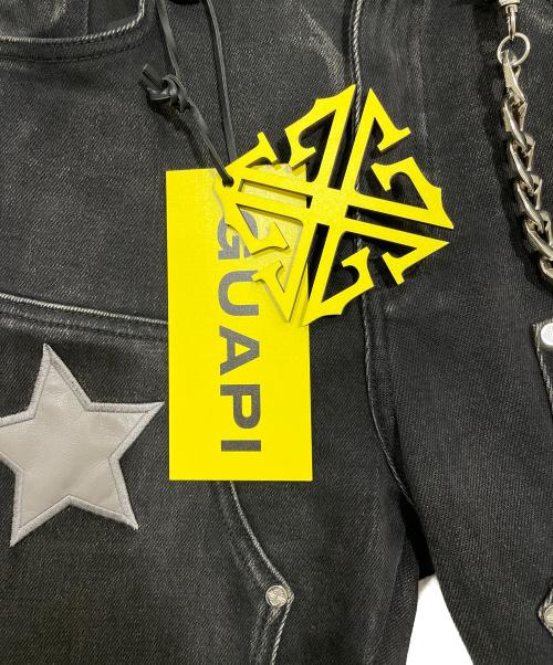 GUAPI（グアピ）GUAPI (グアピ) デニムパンツ ブラック サイズ:30の古着・服飾アイテム