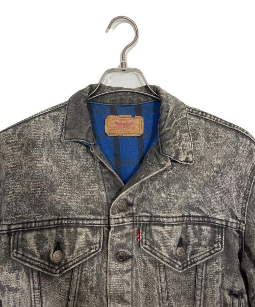 LEVI'S（リーバイス）LEVI'S (リーバイス) 裏ネルデニムジャケット グレー サイズ:Lの古着・服飾アイテム