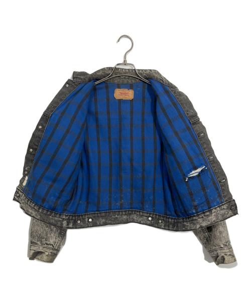 LEVI'S（リーバイス）LEVI'S (リーバイス) 裏ネルデニムジャケット グレー サイズ:Lの古着・服飾アイテム