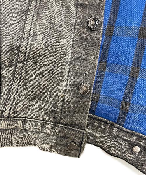LEVI'S（リーバイス）LEVI'S (リーバイス) 裏ネルデニムジャケット グレー サイズ:Lの古着・服飾アイテム