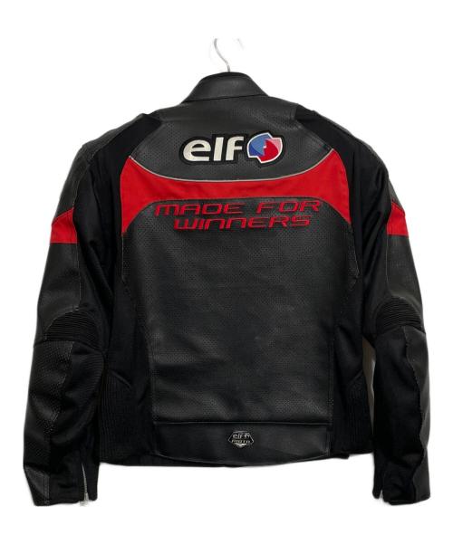 elf（エルフ）elf (エルフ) ライダースジャケット ブラック サイズ:Lの古着・服飾アイテム