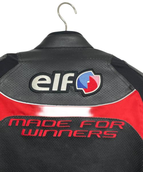 elf（エルフ）elf (エルフ) ライダースジャケット ブラック サイズ:Lの古着・服飾アイテム